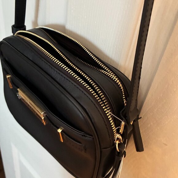 Ted Baker London - Black Leather Crossbody Purse - NWT - Picture 2 of 12